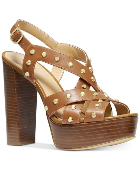 michael kors audrina platform|Michael Michael Kors Audrina Platform Dress Sandals LT Cream.